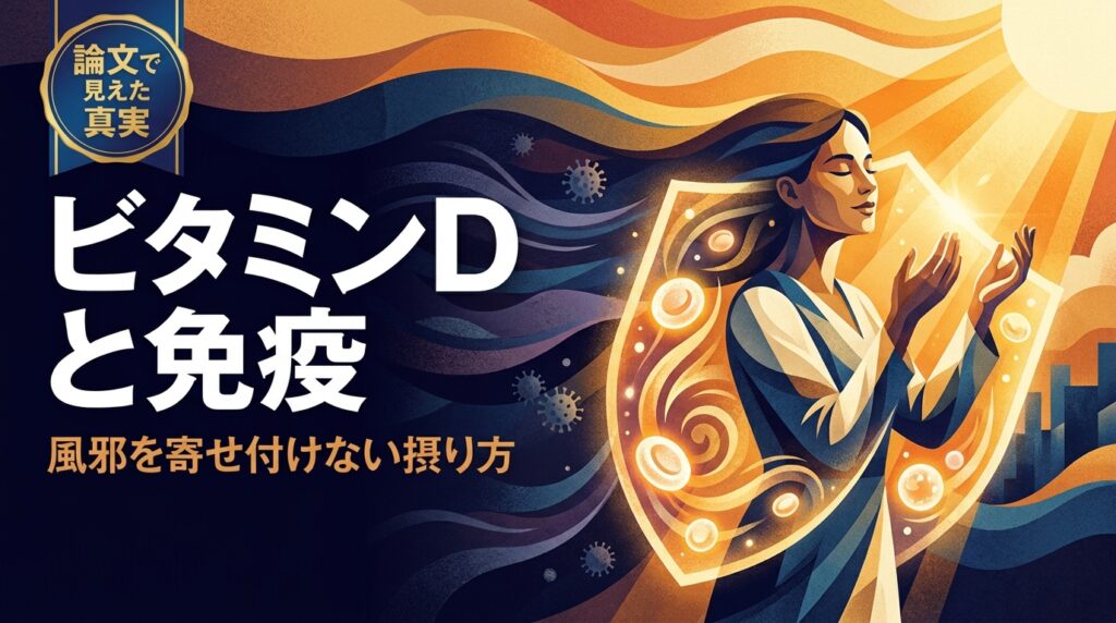 ビタミンDと免疫（風邪を寄せ付けない摂り方）— ビタミンDと風邪・免疫の関係
