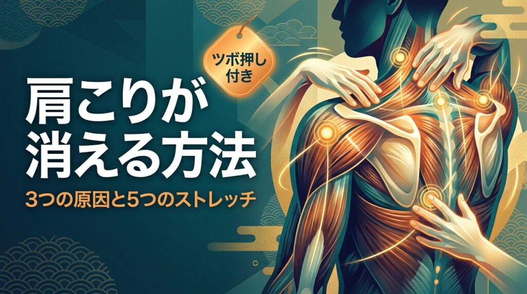 肩こりが消える方法（3つの原因と5つのストレッチ）— 肩こりの原因と解消法