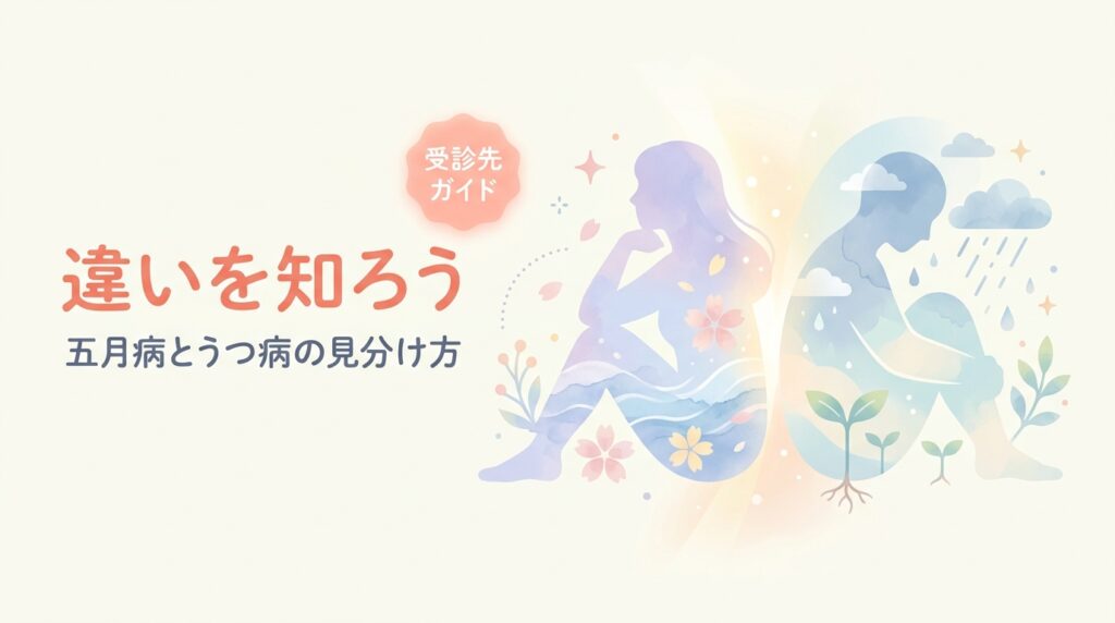 違いを知ろう（五月病とうつ病の見分け方）— 五月病とうつ病の違い