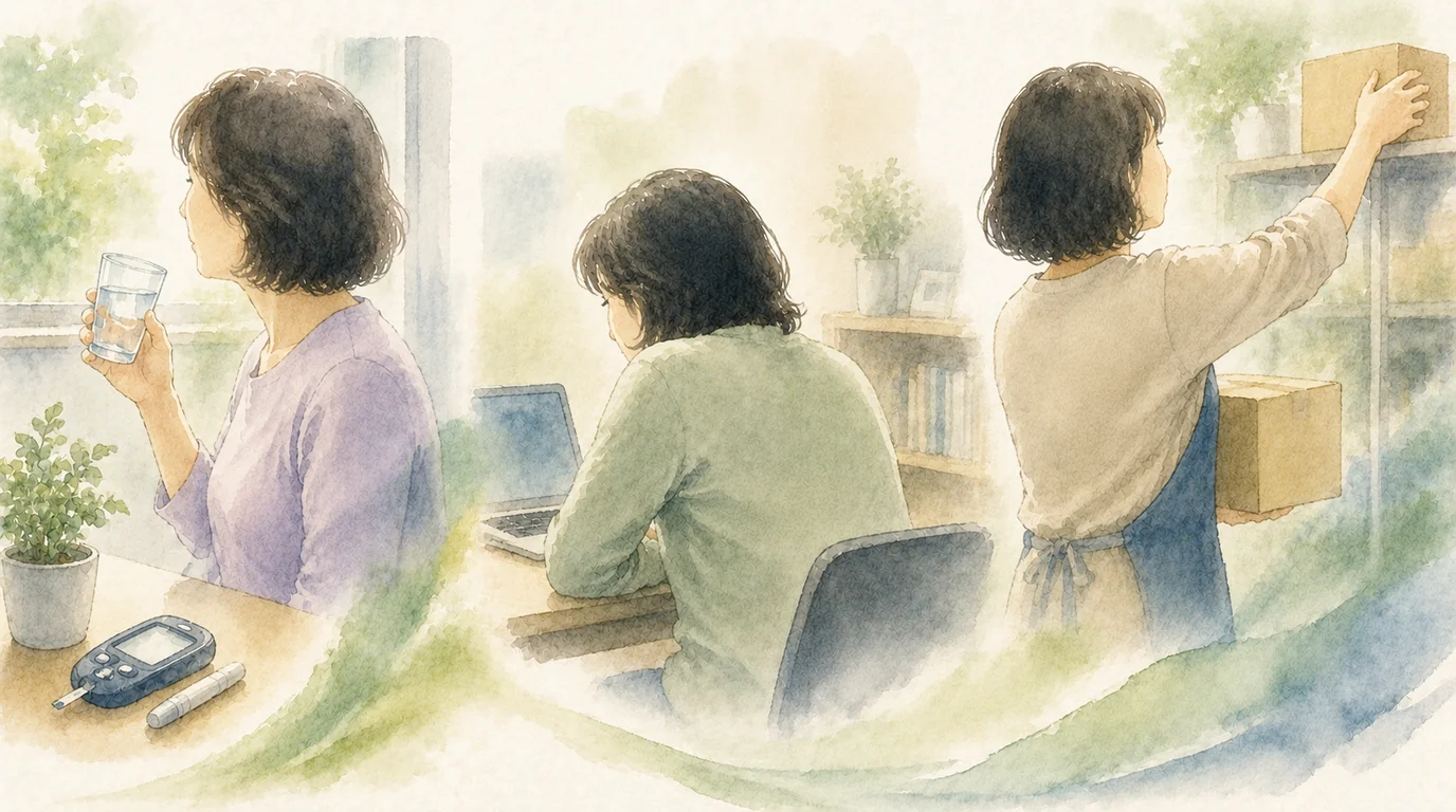 五十肩になりやすい人の特徴(糖尿病・姿勢・利き腕)