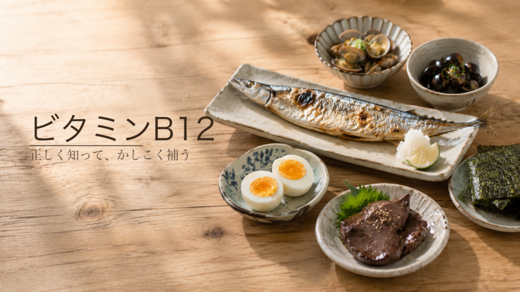 ビタミンB12｜ビタミンB12を多く含む魚・卵・貝・レバー