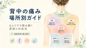 背中の痛み 場所別ガイド